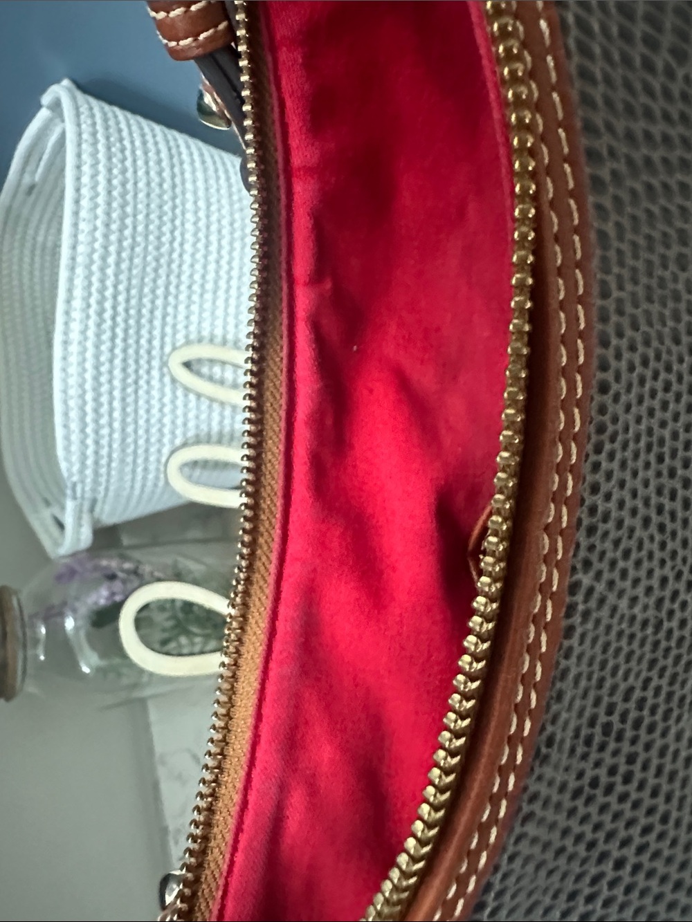 Dooney & Bourke Gray Lizard-Embossed Hobo Bag - Picture 14 of 14